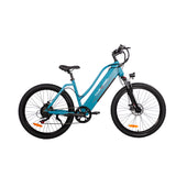 Woman electric bicycle 7 speed step through touring hybrid ebike removable battery 500W 750W 1000W motor