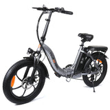 20*3.0 Inch Power Folding Bicycle 350w/500w Fat Tire Shimano 7sp 36v 14.5ah Aluminium Alloy Foldable Ebike