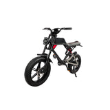 12.5ah/17.5ah Lithium Battery Stylish Full Suspension Retro Mountain fatbike Powerful Fat Tire Electric Bike