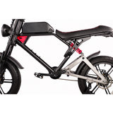 12.5ah/17.5ah Lithium Battery Stylish Full Suspension Retro Mountain fatbike Powerful Fat Tire Electric Bike